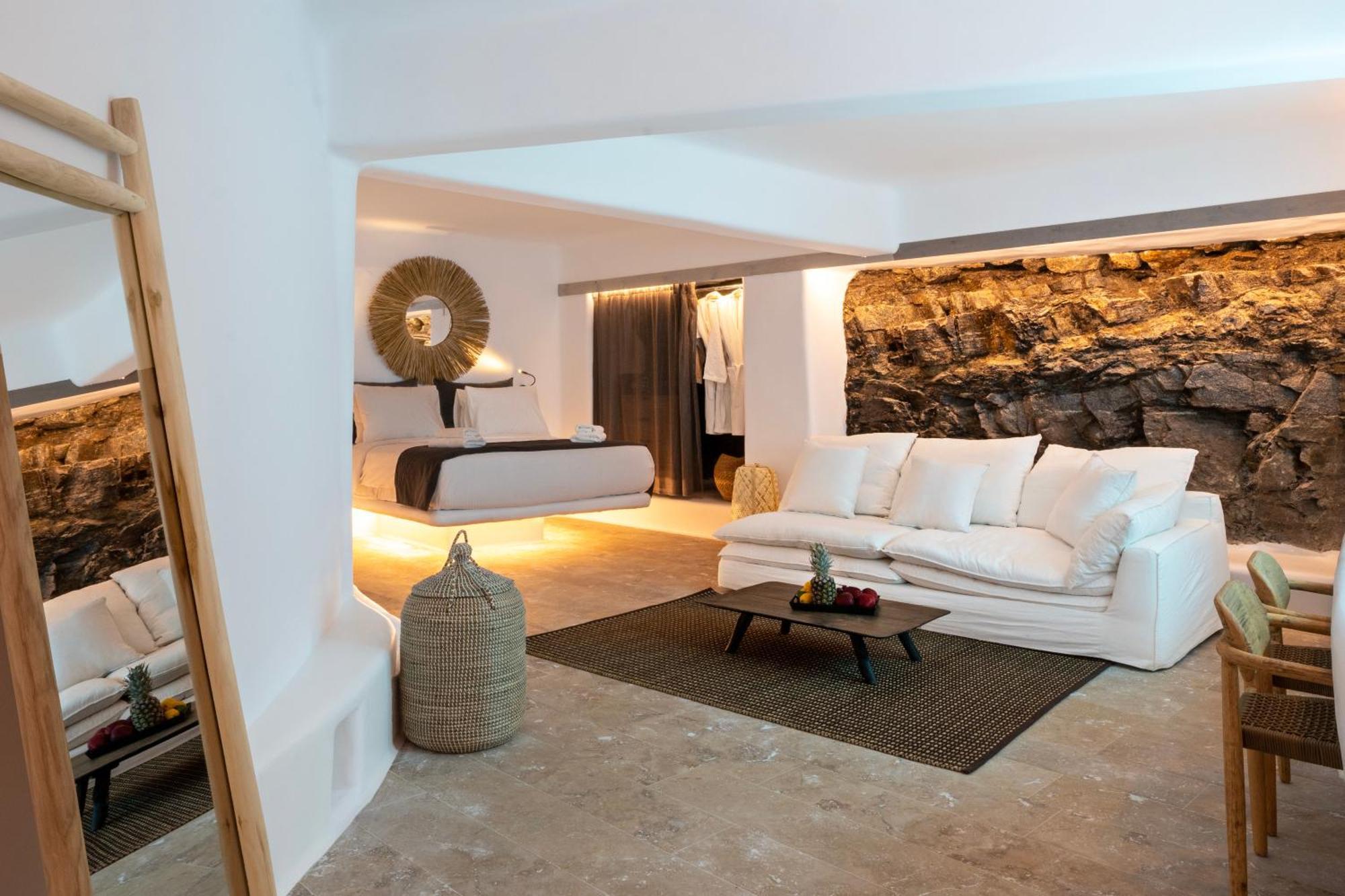 White Stone Mykonos Hotell Agios Ioannis Diakoftis Exteriör bild