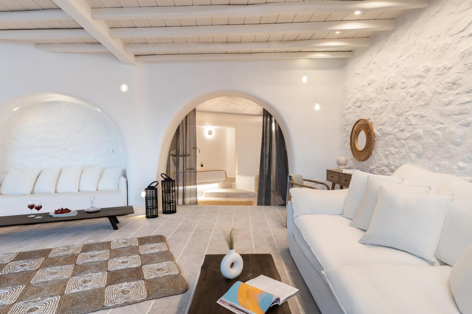 White Stone Mykonos Hotell Agios Ioannis Diakoftis Exteriör bild