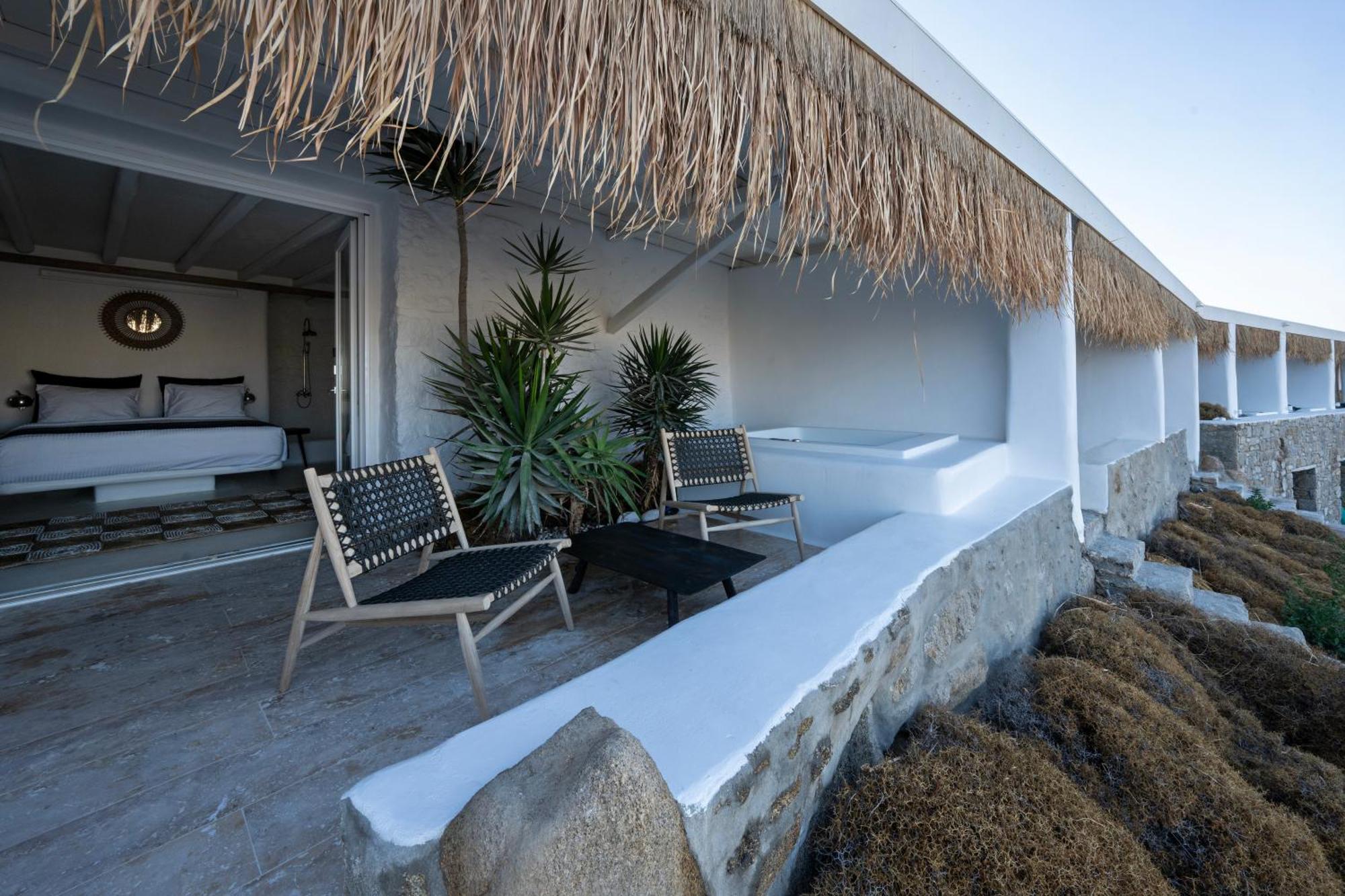 White Stone Mykonos Hotell Agios Ioannis Diakoftis Exteriör bild
