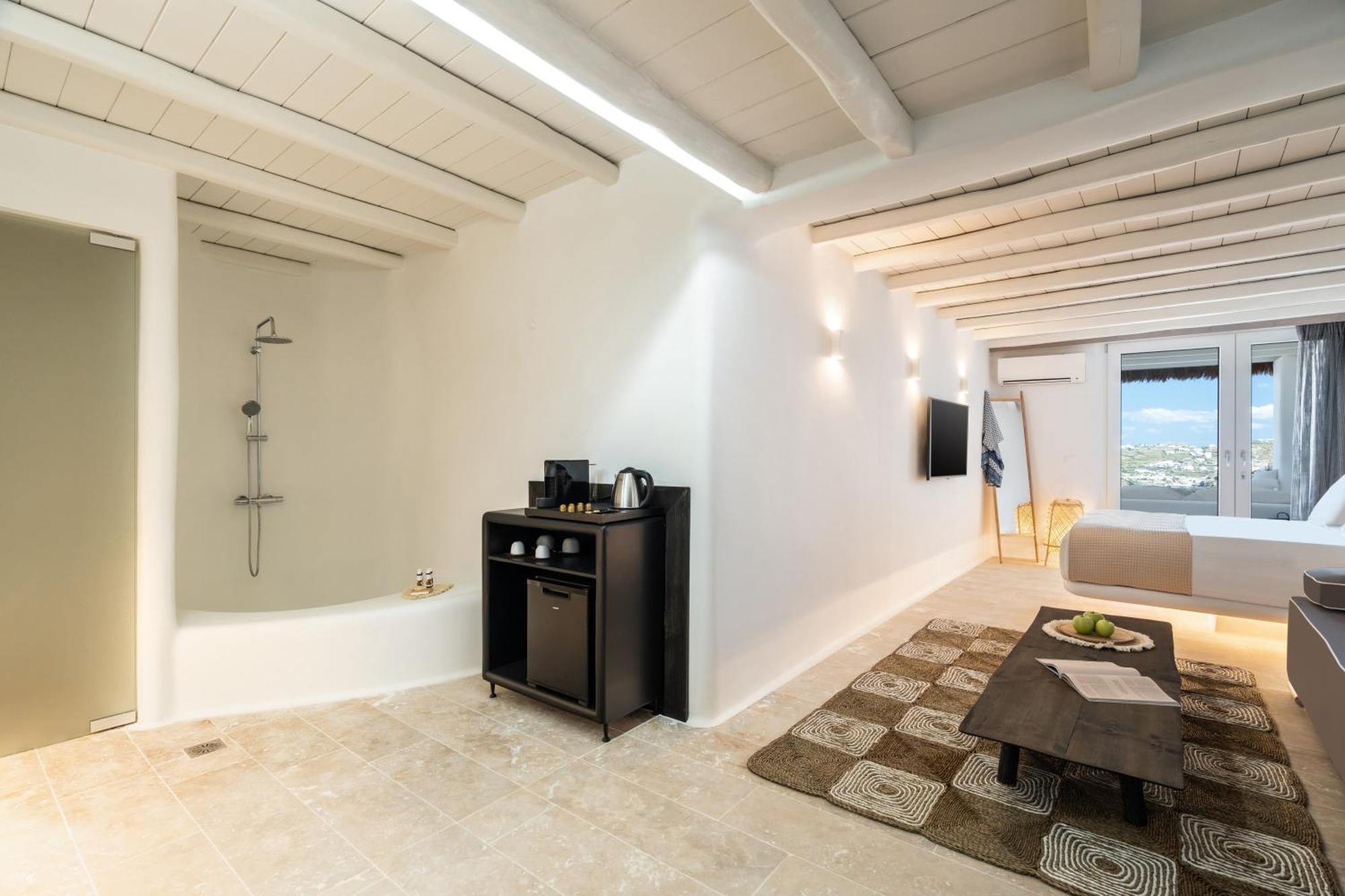White Stone Mykonos Hotell Agios Ioannis Diakoftis Exteriör bild