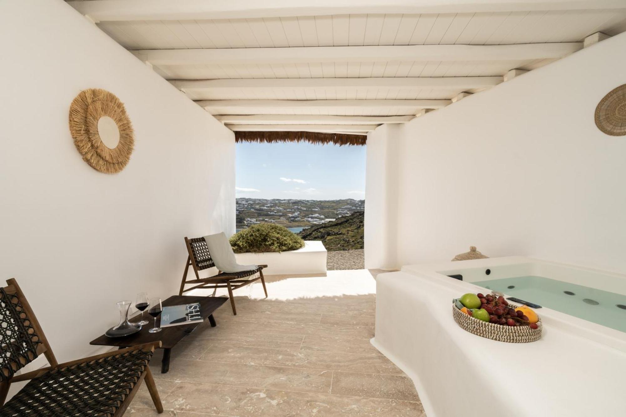 White Stone Mykonos Hotell Agios Ioannis Diakoftis Exteriör bild